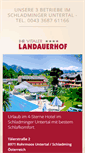 Mobile Screenshot of landauer-landgraf.at